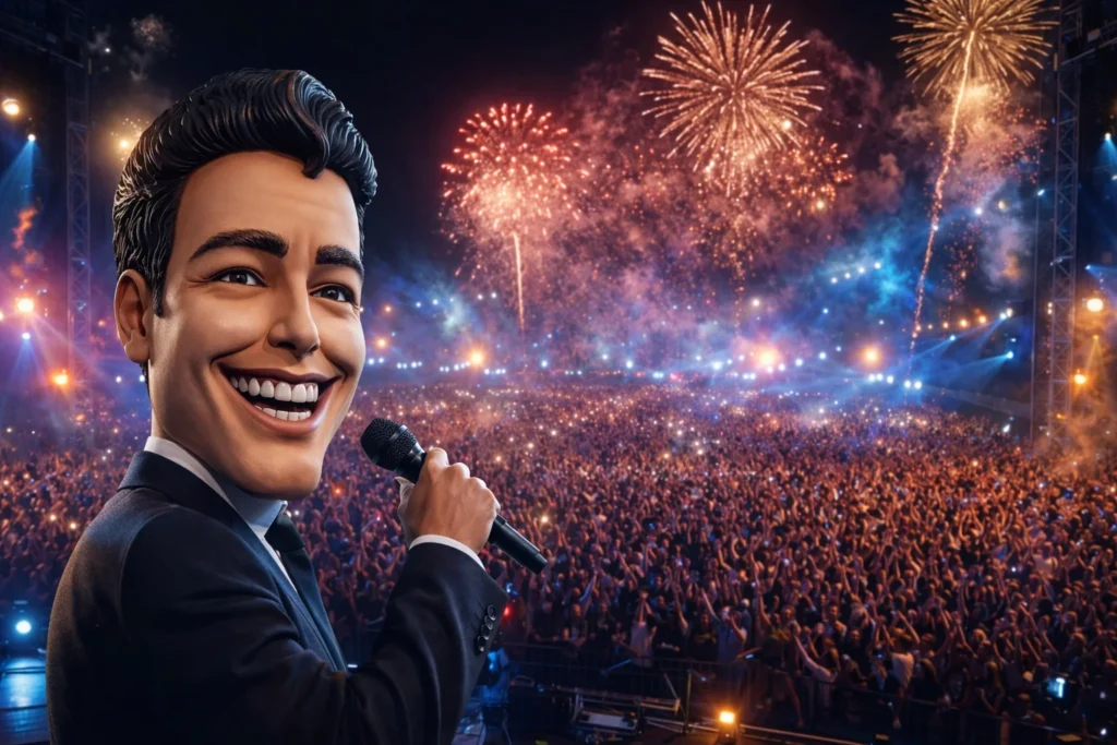 cabezón de luis Miguel para fiestas