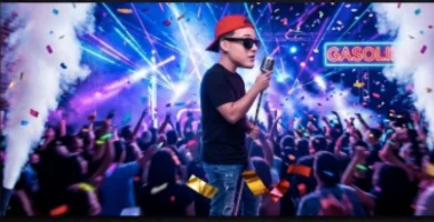 Cabezón de daddy Yankee para fiestas 