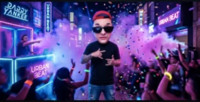 Cabezón de Daddy Yankee para fiestas